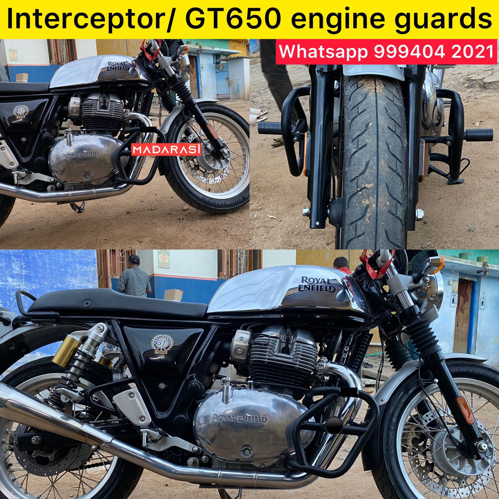 GT650 Engine guards